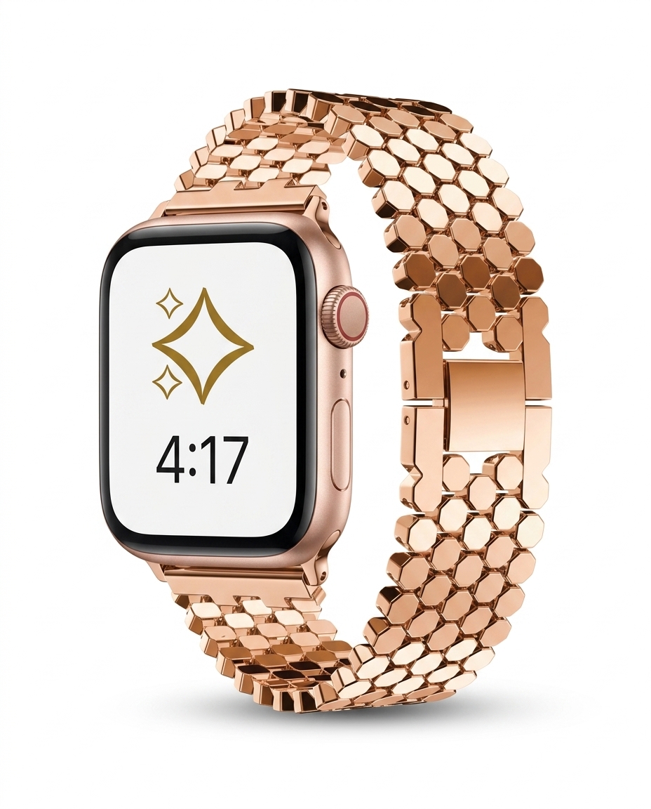 Aspen Metal Band for Apple Watch - Rose Gold