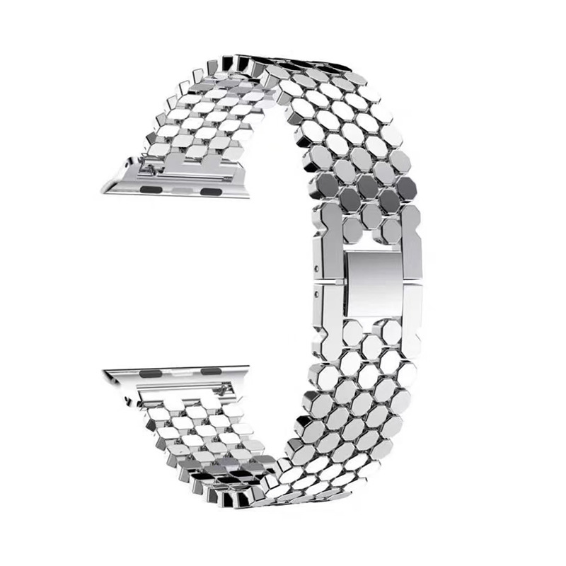 Alternative view of Aspen Metal Band for Apple Watch - Silver