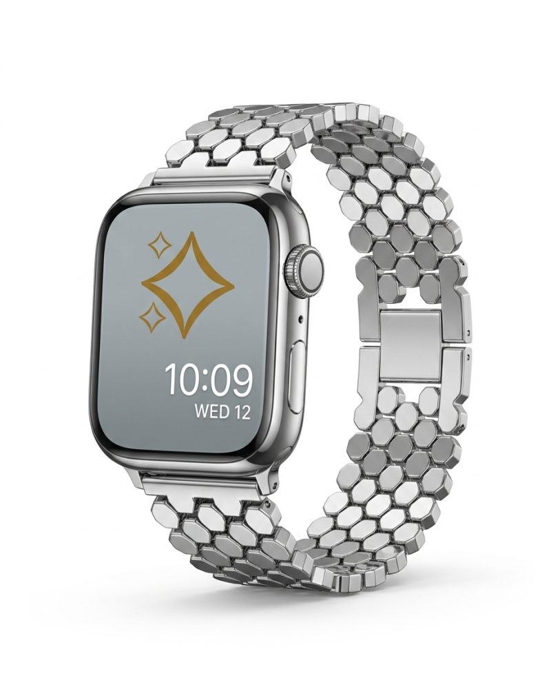 Aspen Metal Band for Apple Watch - Silver