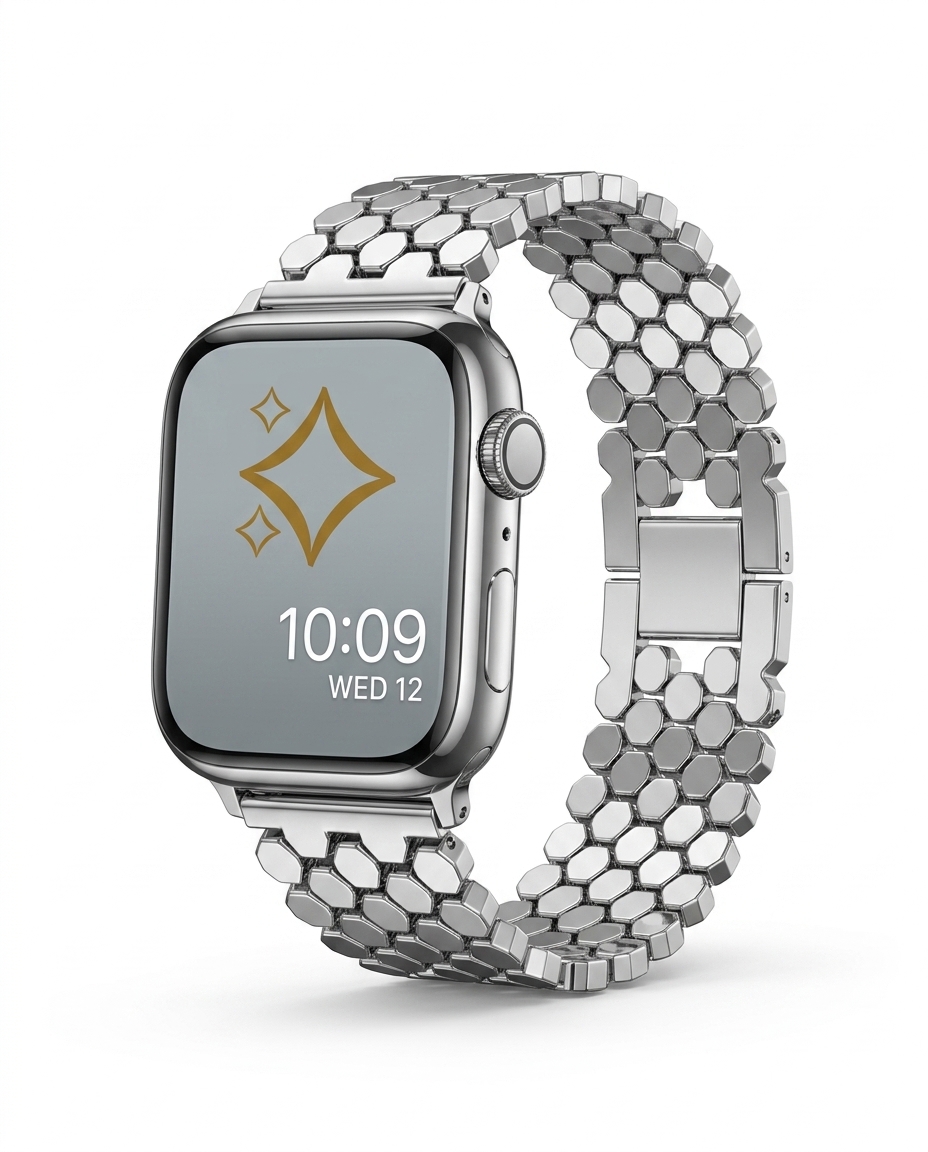 Aspen Metal Band for Apple Watch - Silver