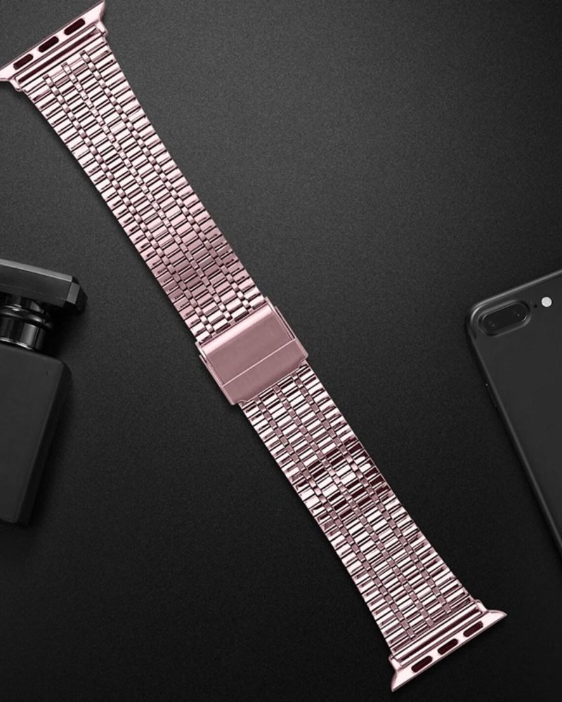 Black Matrix Stainless Steel Band for Apple Watch - Image 15