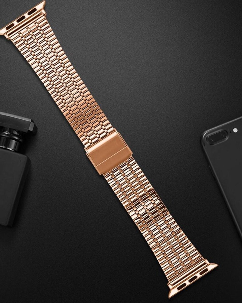 Black Matrix Stainless Steel Band for Apple Watch - Image 13