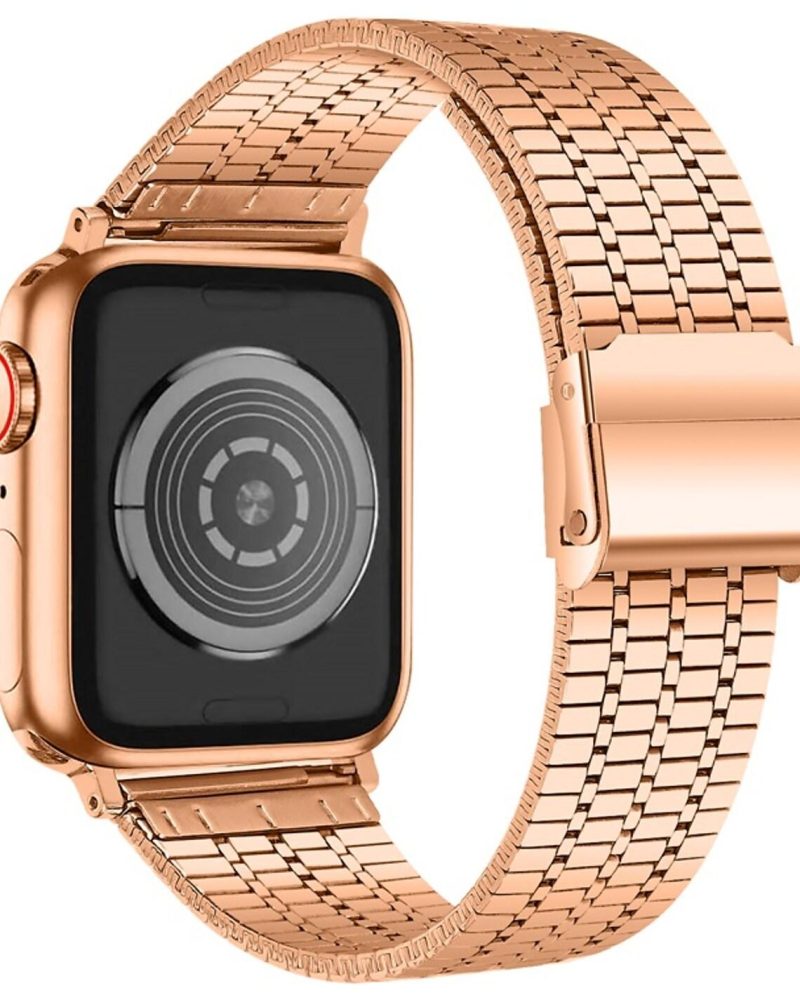 Black Matrix Stainless Steel Band for Apple Watch - Image 10