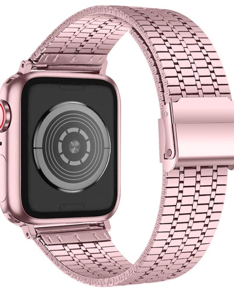 Black Matrix Stainless Steel Band for Apple Watch - Image 9