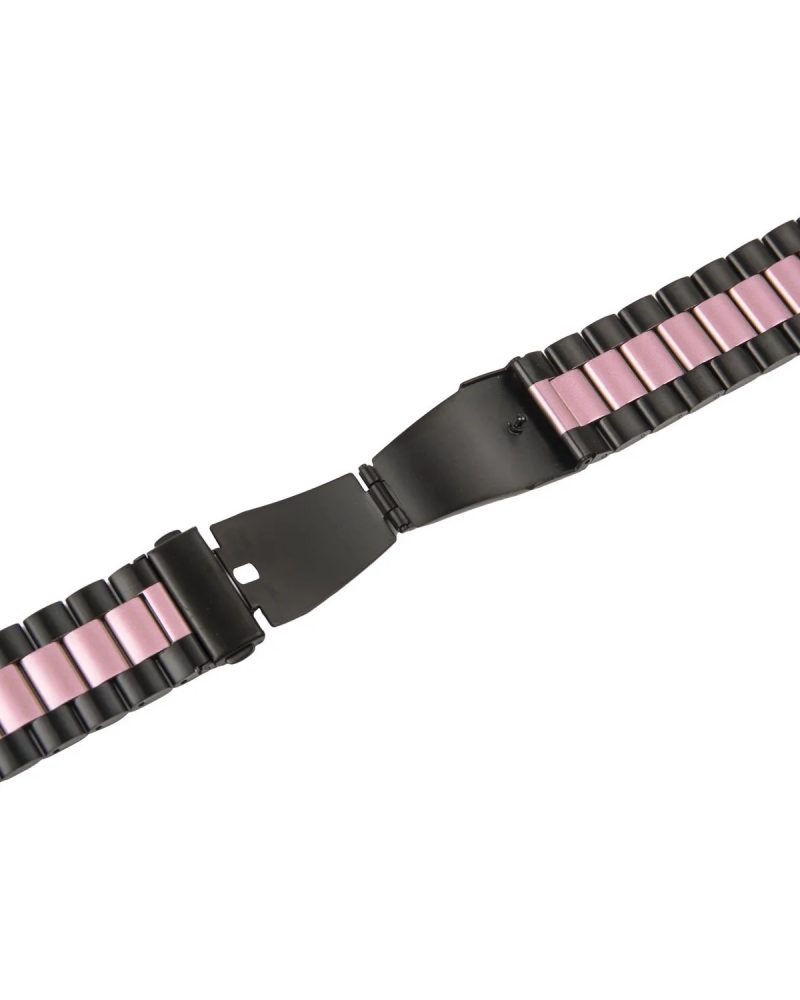 Black Rose Pink Stainless Steel Band for Apple Watch - Image 5