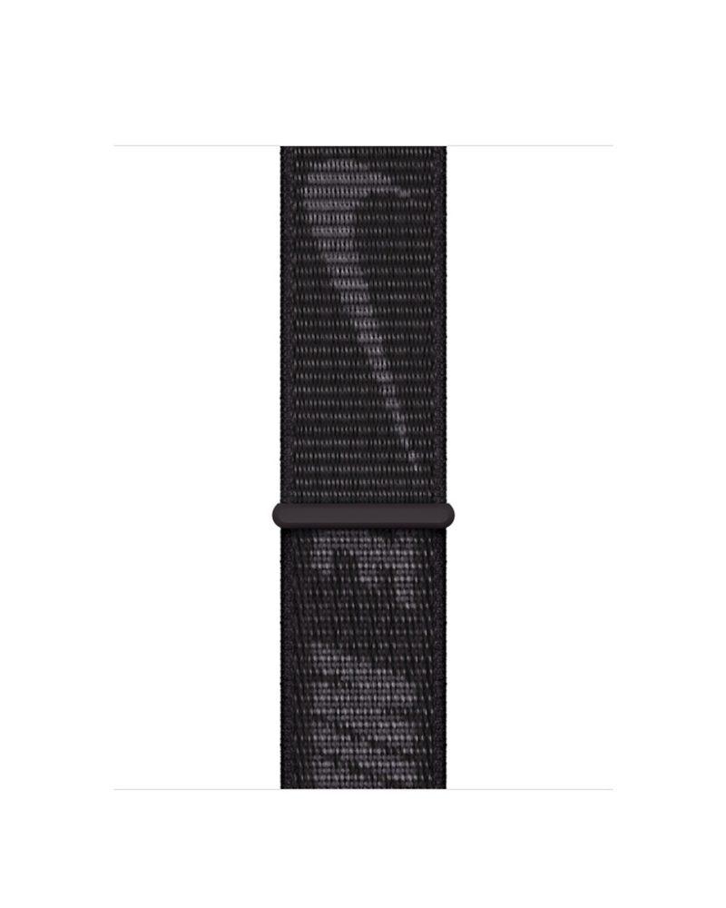 Black Sport Loop Active Band For Apple Watch - Image 3