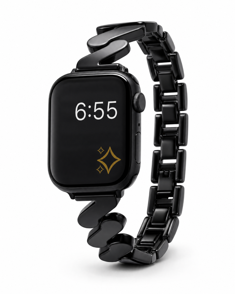 Chloe Steel Band for Apple Watch - Black