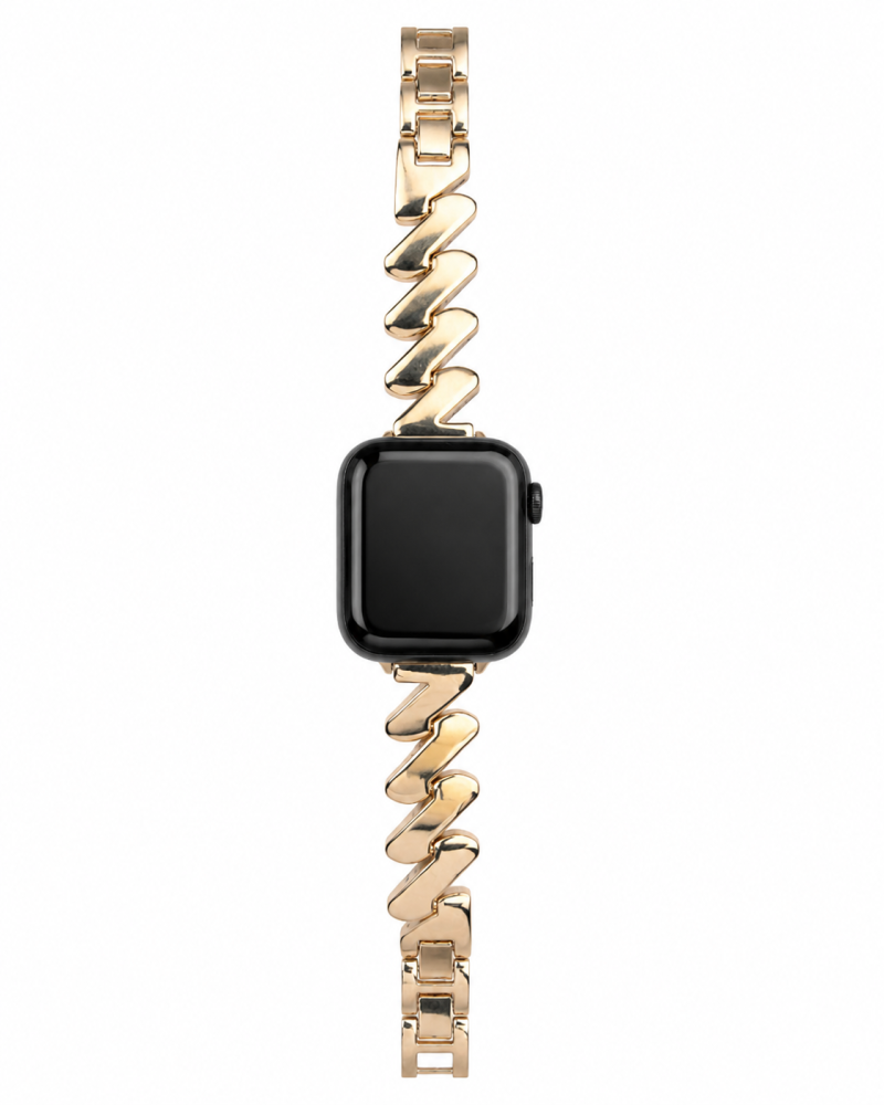 Alternative view of Chloe Steel Band for Apple Watch - Gold