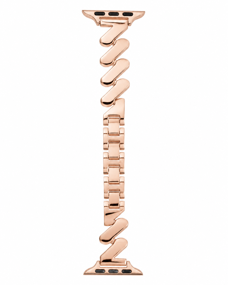 Chloe Steel Band for Apple Watch - Vintage Rose Gold - Image 5
