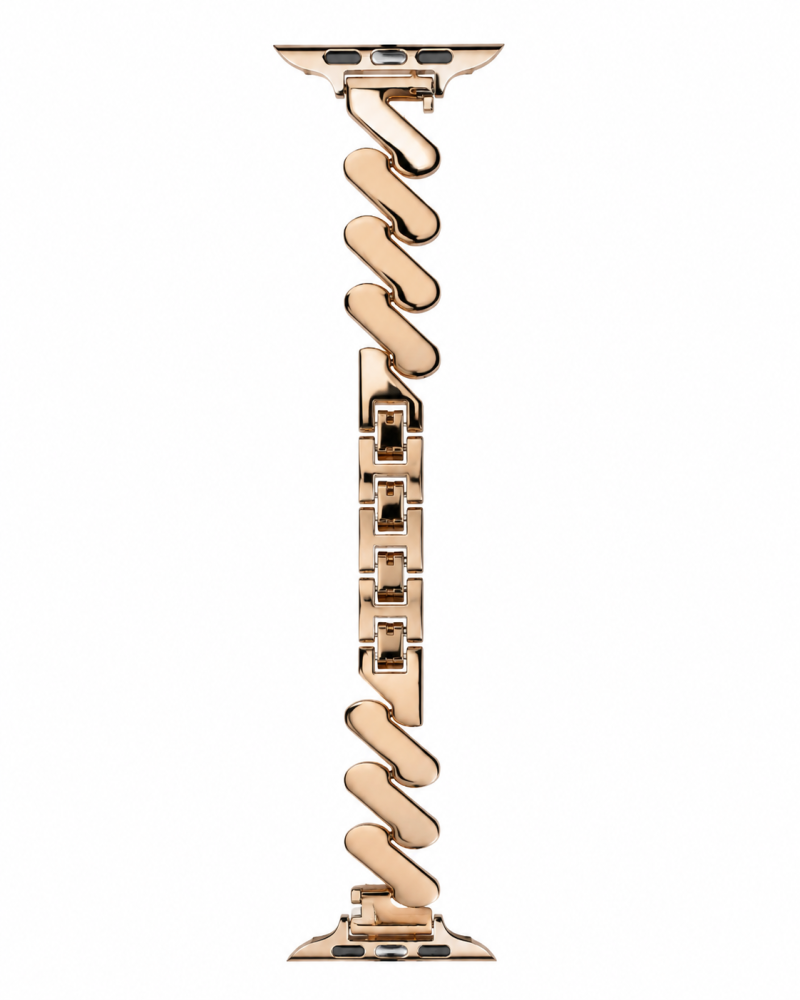 Chloe Steel Band for Apple Watch - Vintage Rose Gold - Image 4