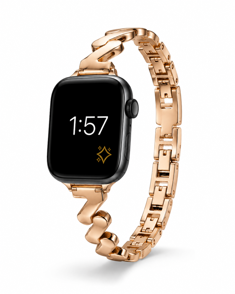 Chloe Steel Band for Apple Watch - Vintage Rose Gold