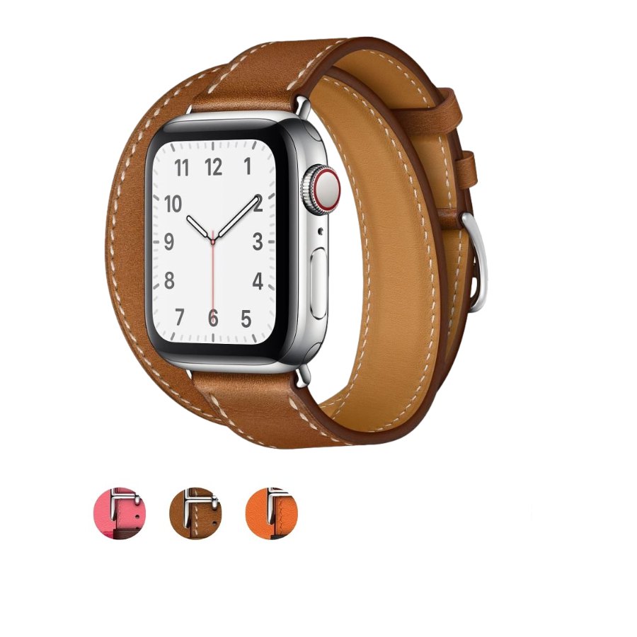 Double Tour Leather Apple Watch Straps Australia
