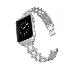 Alternative view of Genevieve Bracelet Band For Apple Watch - Silver