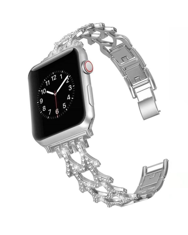 Genevieve Bracelet Band For Apple Watch - Silver - Image 3