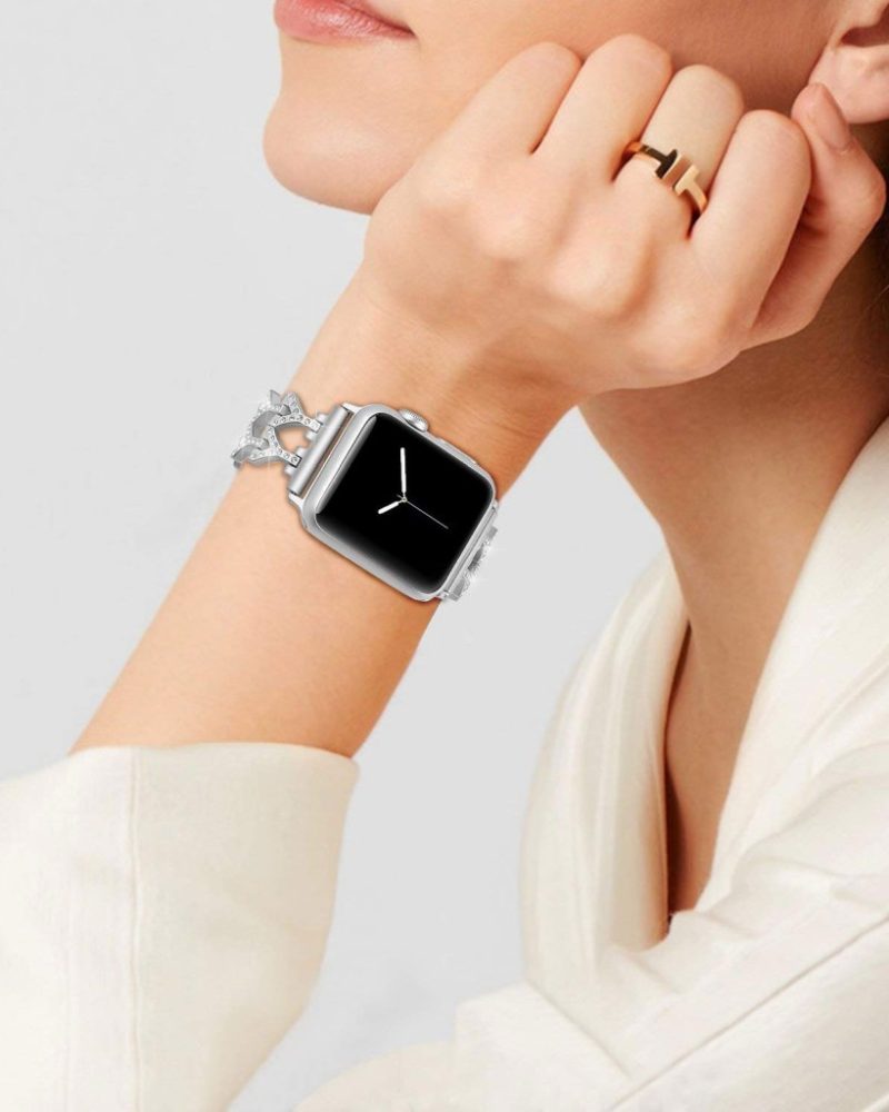 Genevieve Bracelet Band For Apple Watch - Silver - Image 7