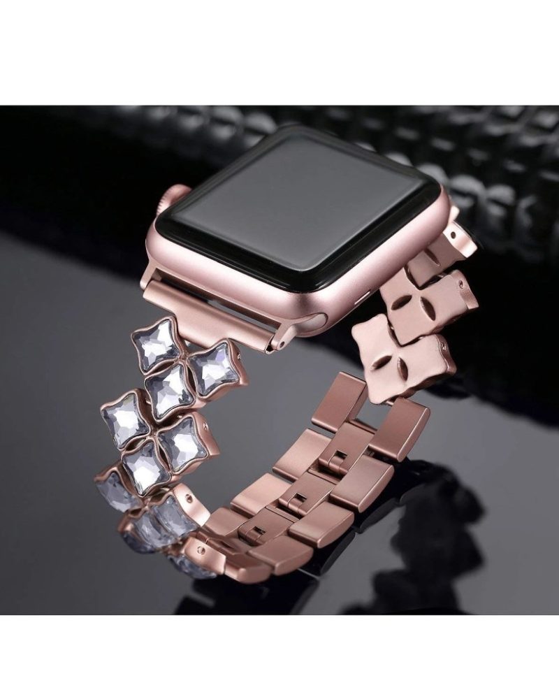 Goddess Lux Bracelet Band For Apple Watch - Rose Pink - Image 7
