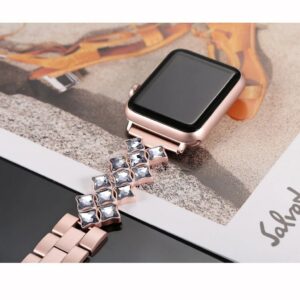 Alternative view of Goddess Lux Bracelet Band For Apple Watch - Rose Pink