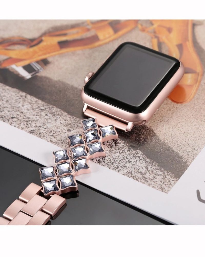 Alternative view of Goddess Lux Bracelet Band For Apple Watch - Rose Pink