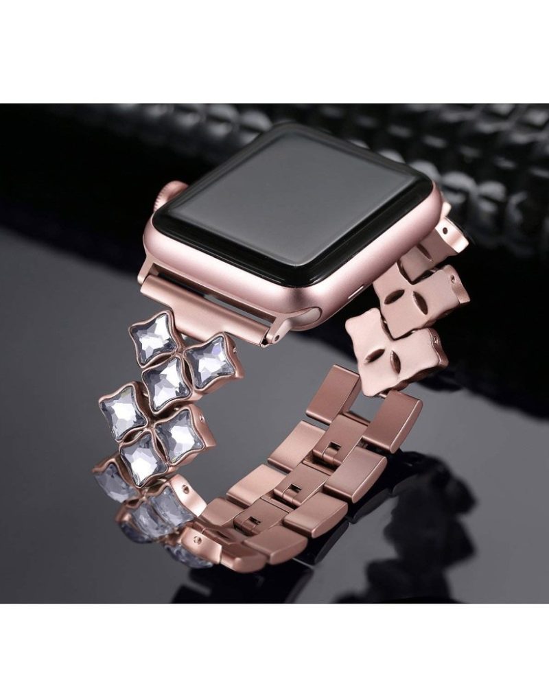 Goddess Lux Bracelet Band For Apple Watch - Rose Pink - Image 4