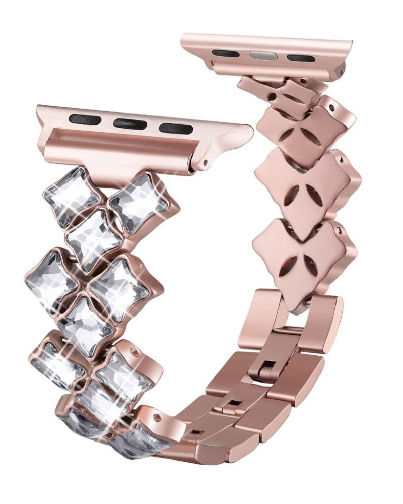 Goddess Lux Bracelet Band For Apple Watch - Rose Pink - Image 6
