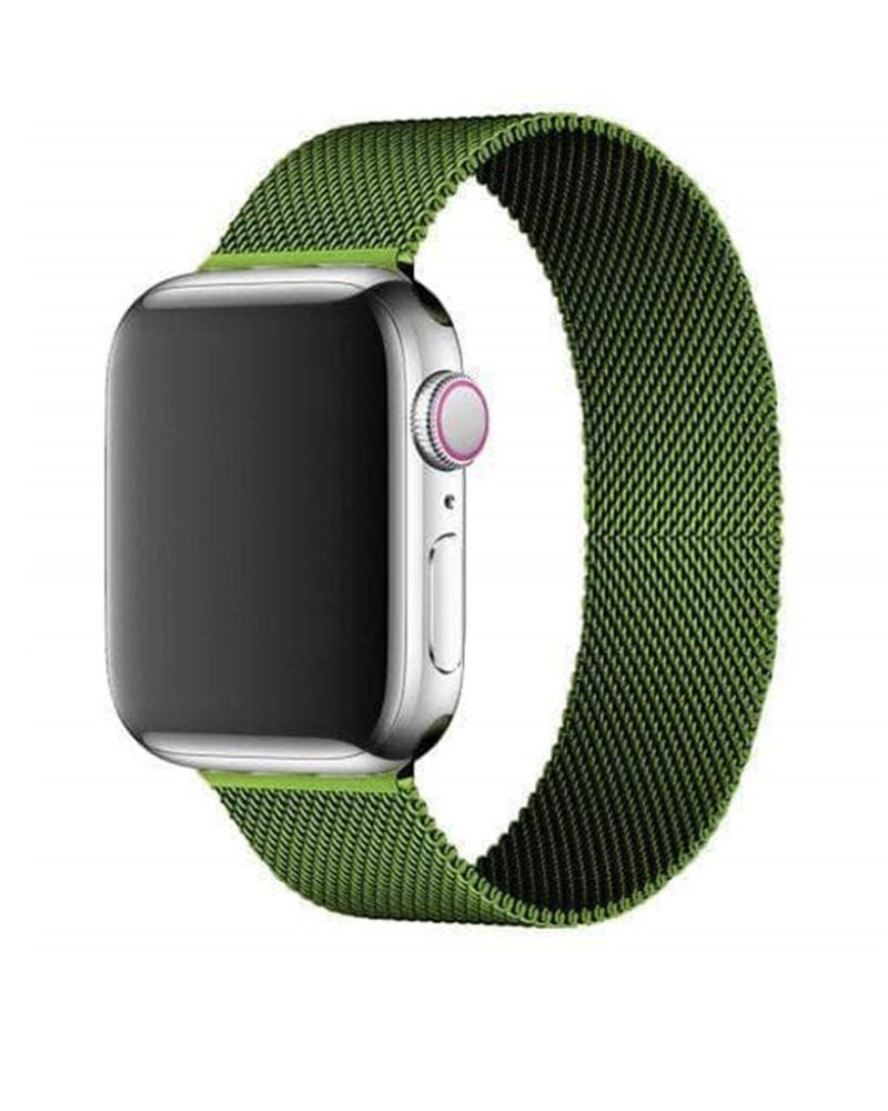 Green Milanese Loop for Apple Watch