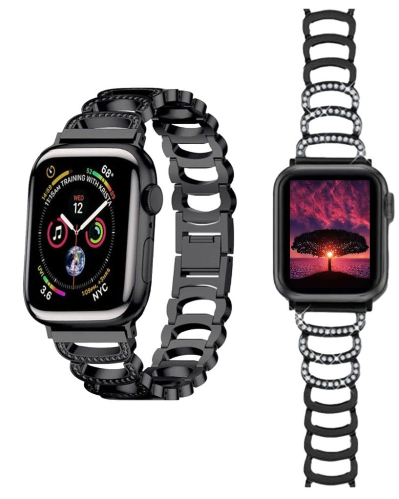 Halo Bracelet Band For Apple Watch - Black