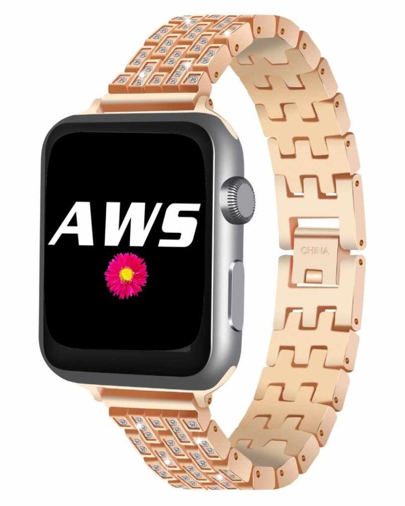 Hampton Bracelet Gold Stainless Steel Band for Apple Watch