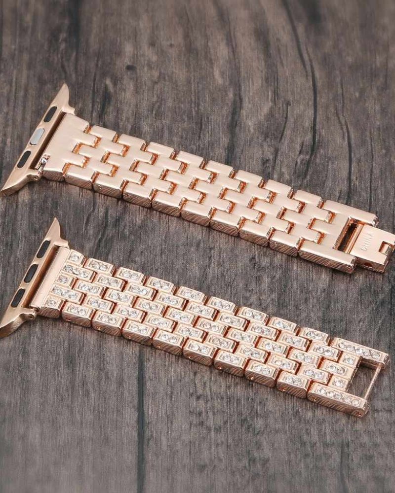 Alternative view of Hampton Bracelet Gold Stainless Steel Band for Apple Watch