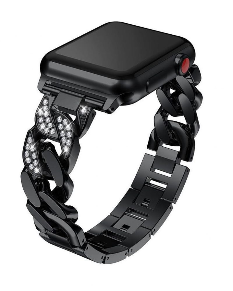 Jersey Bracelet Band For Apple Watch - Black