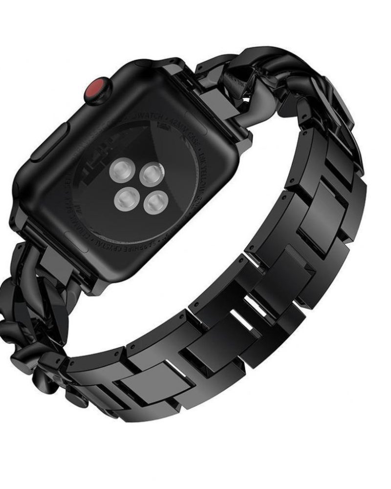 Jersey Bracelet Band For Apple Watch - Black - Image 7