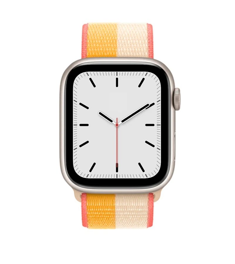 Maize White Sport Loop Band For Apple Watch - Image 3