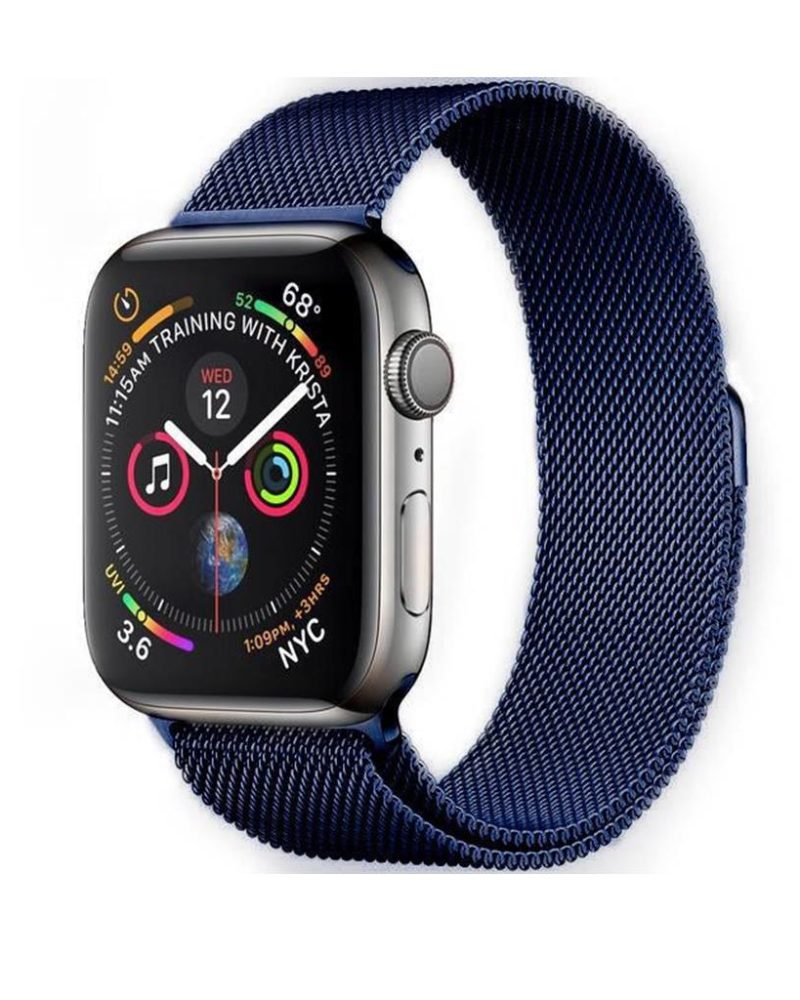 Midnight Blue Milanese Loop for Apple Watch