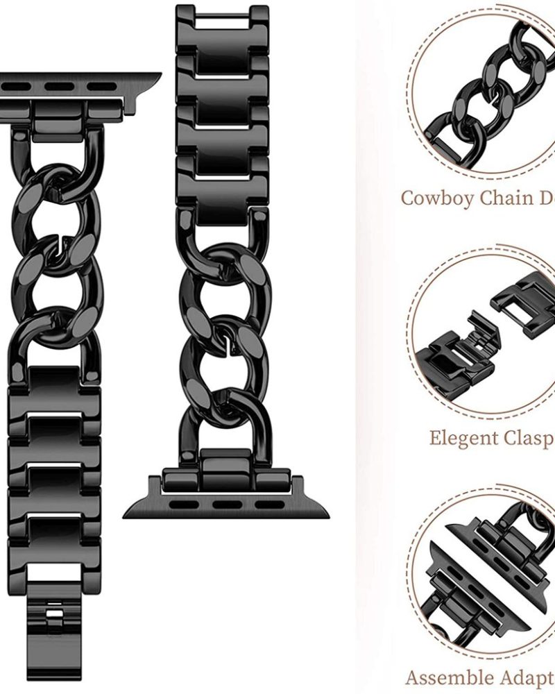 Monte Carlo Bracelet Band For Apple Watch - Black - Image 6