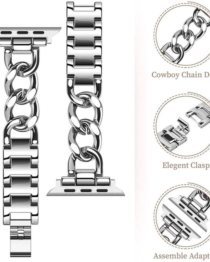 Monte Carlo Bracelet Band For Apple Watch - Silver - Image 3