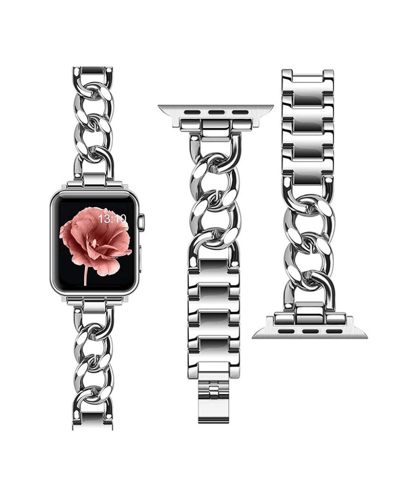 Monte Carlo Bracelet Band For Apple Watch - Silver