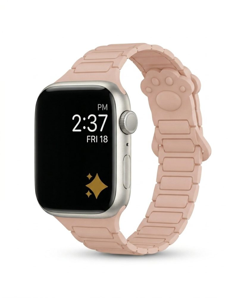 Paw Print Magnetic Band for Apple Watch - Pink