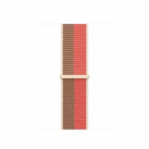 Alternative view of Pink Pomelo / Tan Sport Loop For Apple Watch