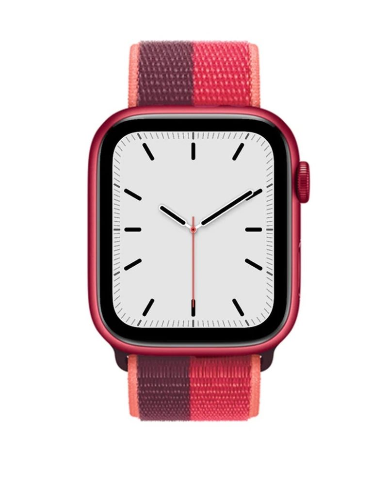 Red / Dark Cherry Sport Loop For Apple Watch - Image 3