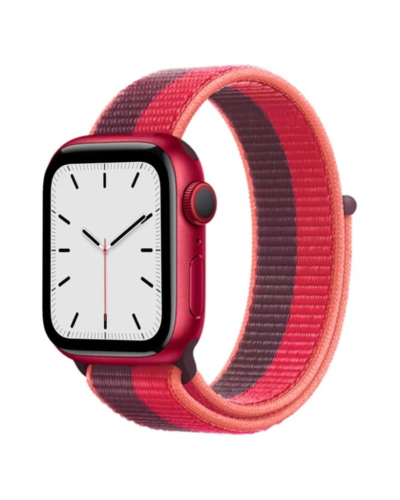 Red / Dark Cherry Sport Loop For Apple Watch - Image 5