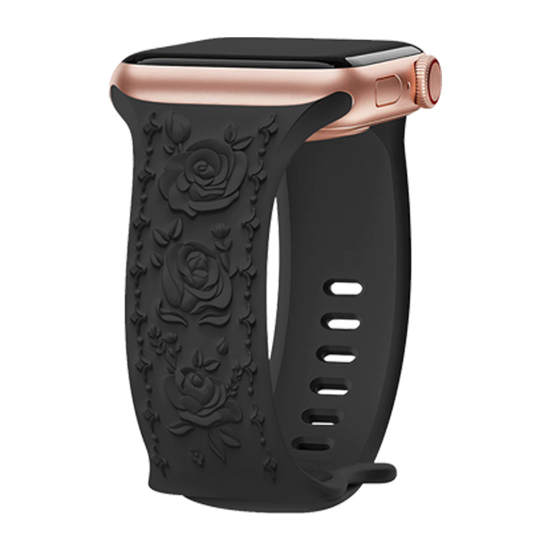 Rose Sport Band for Apple Watch - Black