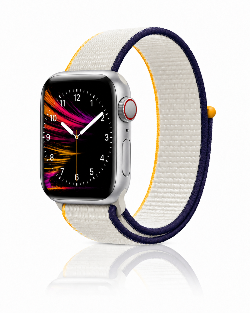 Model wearing Sea Salt Sport Loop For Apple Watch Apple Watch band