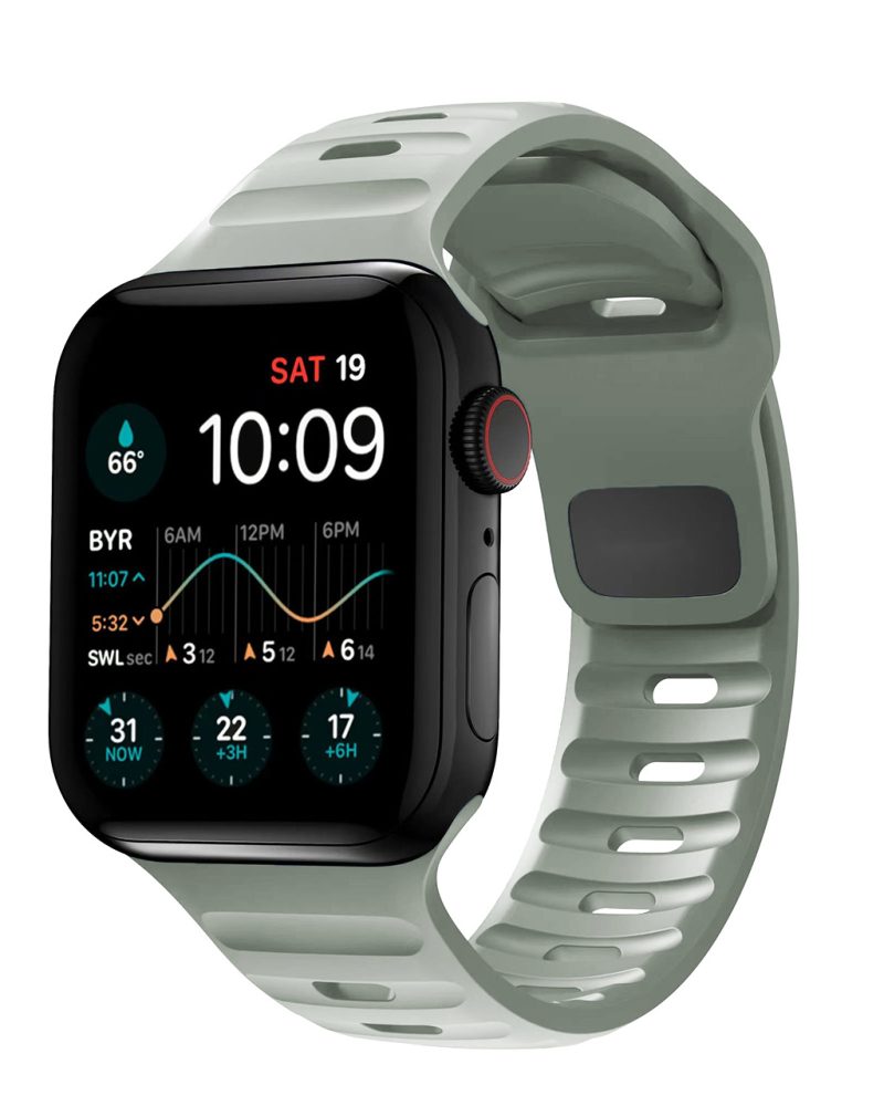 Sport Strap Raw for Apple Watch - Pacific Green