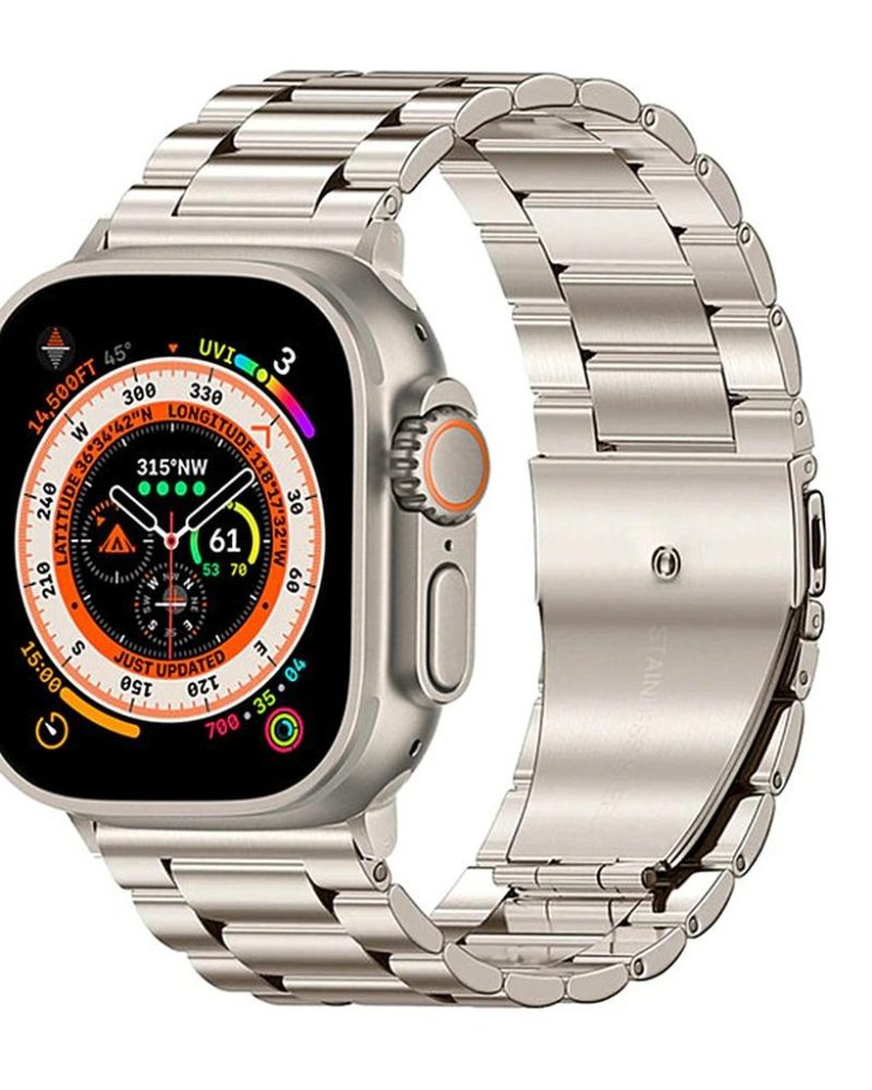 Starlight Stainless Steel Band for Apple Watch