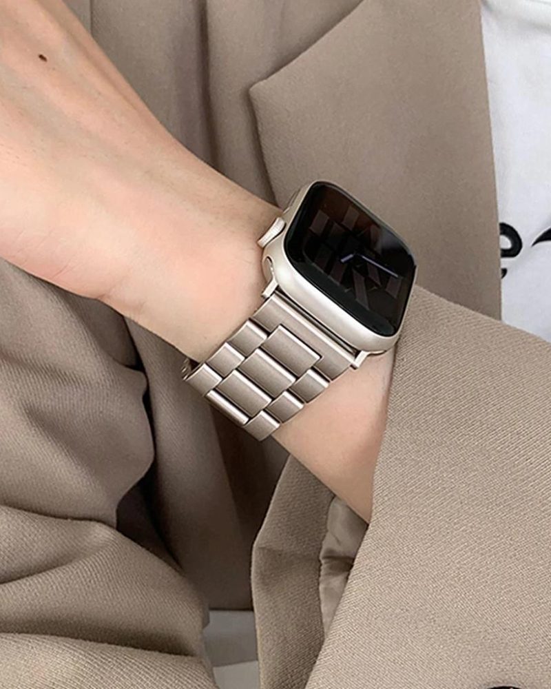 Starlight Stainless Steel Band for Apple Watch - Image 8