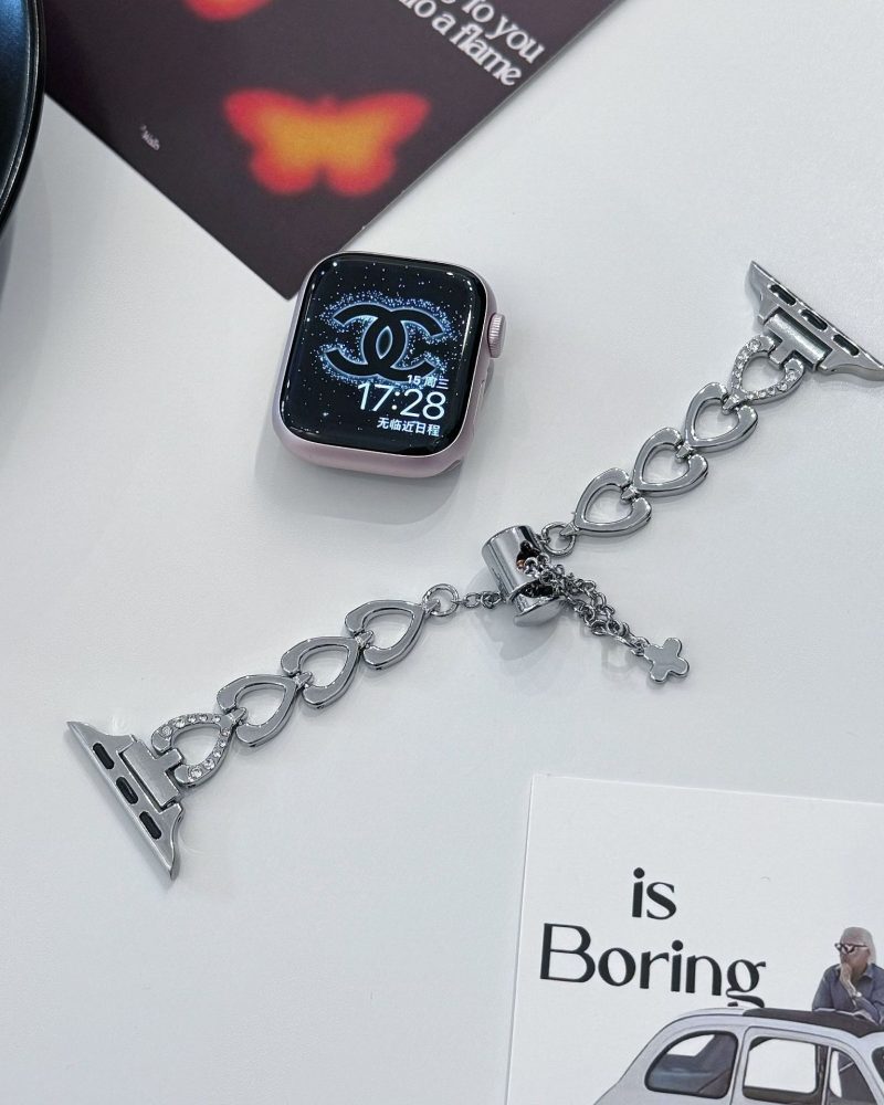 Sweetheart Bracelet Band for Apple Watch - Silver