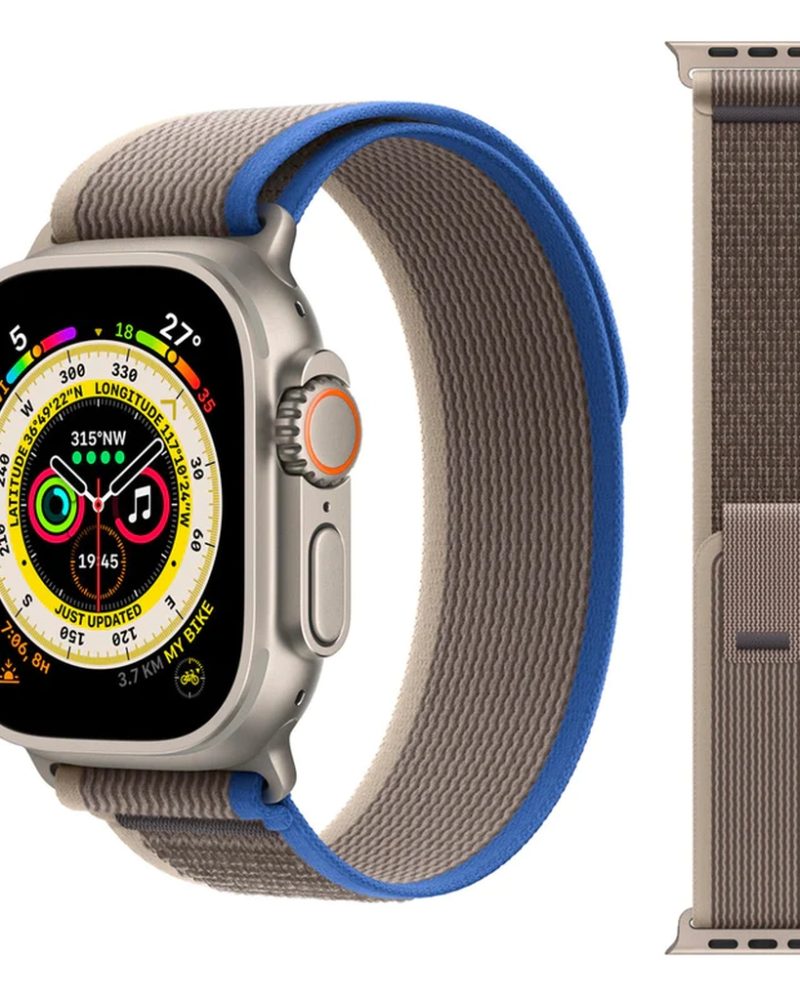 Trial Loop Strap For Apple Watch in Blue/Grey