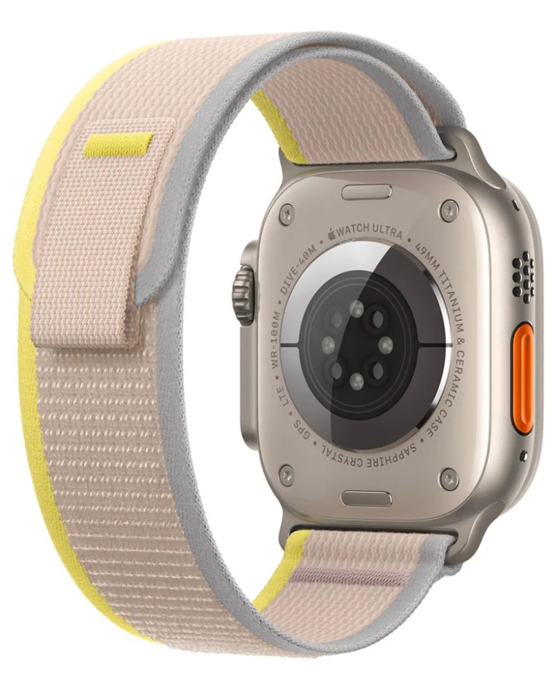 Alternative view of Trial Loop Strap For Apple Watch in Yellow/Beige