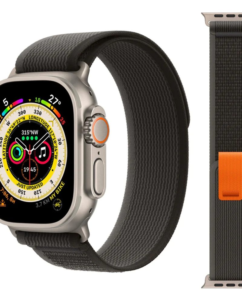 Trial Loop Strap For Apple Watch in Black/Grey