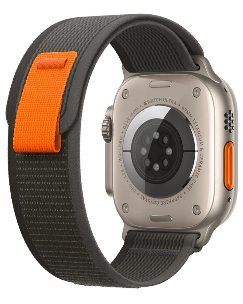Alternative view of Trial Loop Strap For Apple Watch in Black/Grey