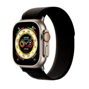 Alternative view of Trial Loop Strap For Apple Watch in Pure Black